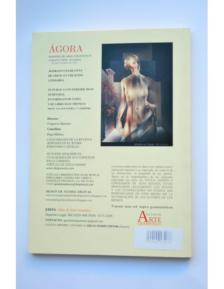 Ágora. Papeles de arte gramático. Vol. 1, 2013. Monográfico especial. Dionisia García