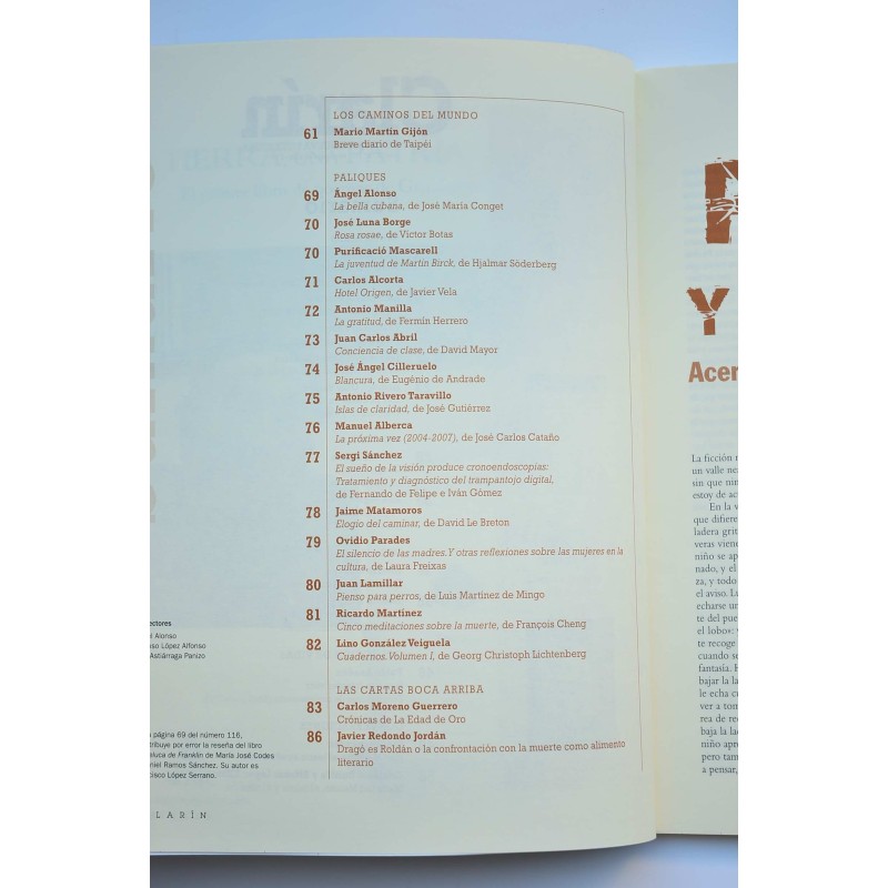 Clarín : revista de nueva literatura - Año XX -...
