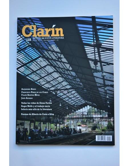 Clarín : revista de nueva literatura - Año XX - nº 118 (julio-agosto, 2015)