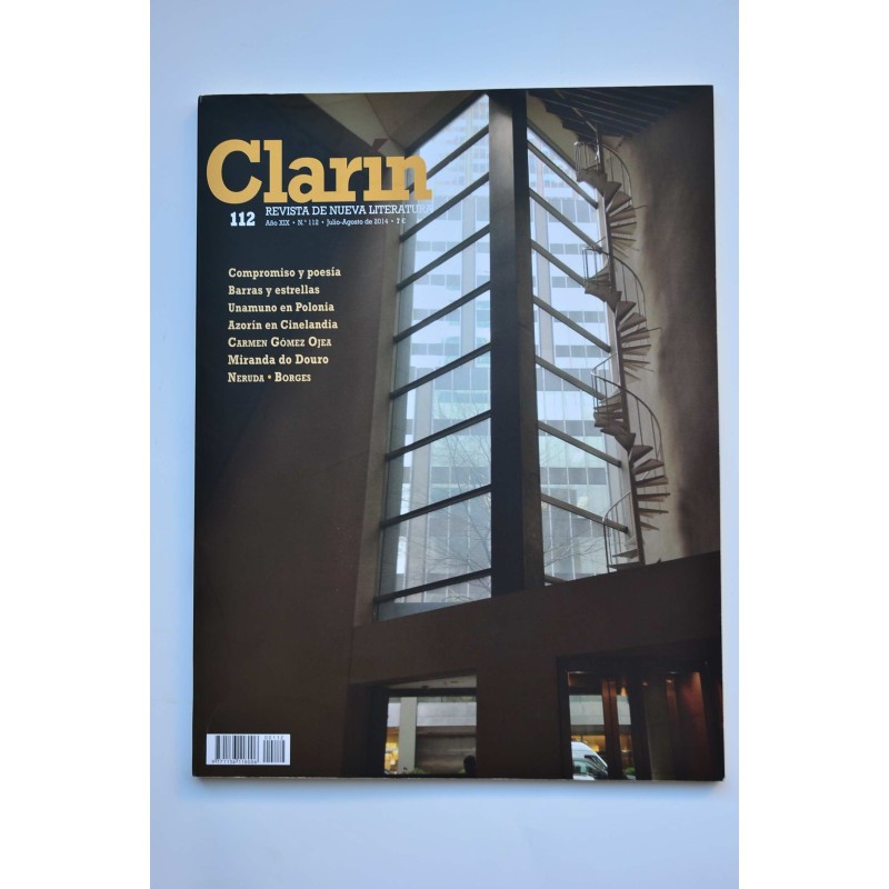 Clarín : revista de nueva literatura - Año XIX - nº 112 (julio-agosto, 2014)