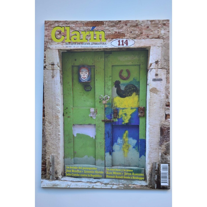 Clarín : revista de nueva literatura - Año XIX - nº 114 (noviembre-diciembre, 2014)