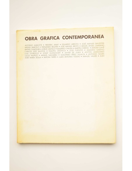 Obra gráfica contemporánea : catálogo de exposiciones