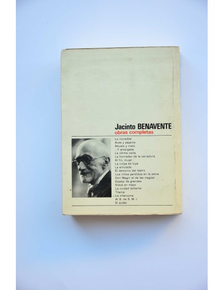 Jacinto Benavente. Tomo VIII