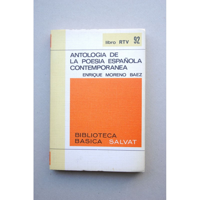 Antología de la poesía española contemporánea