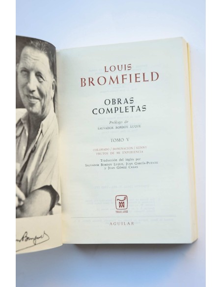 Obras completas de Louis Bromfield. Tomo V