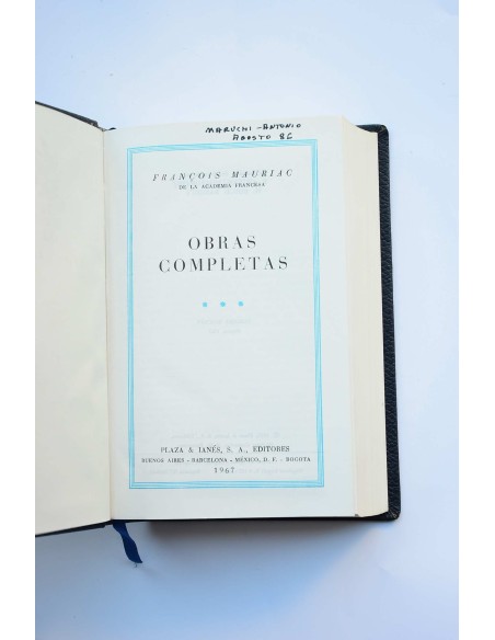 François Mauriac. Obras completas. III