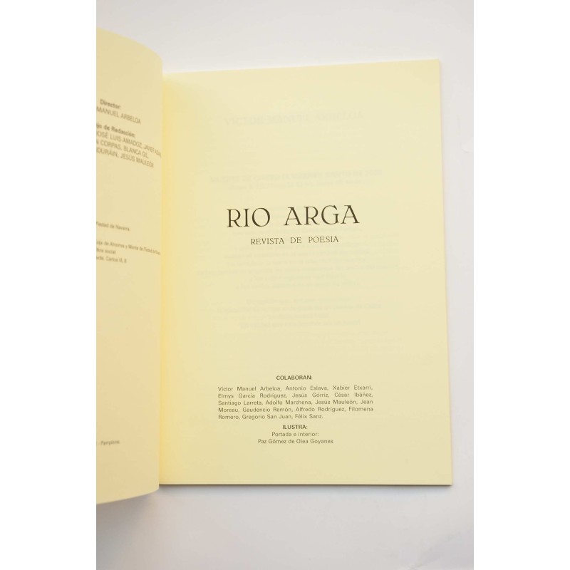 Rio Arga. Revista de poesía, nº 118, 2º...