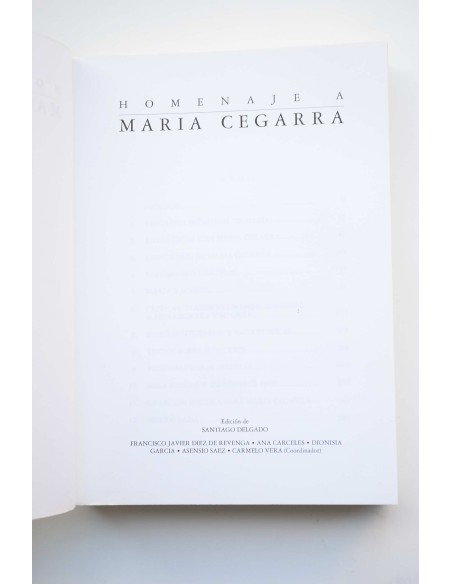 Homenaje a Maria Cegarra