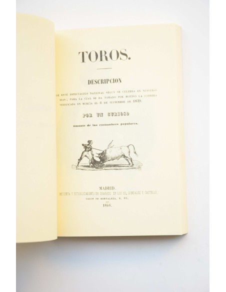 Toros. Descripción poética