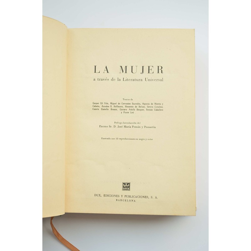 La mujer a través de la literatura universal