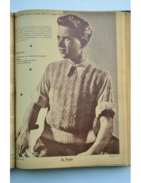 La familia : modas y labores : revista de labores para el hogar