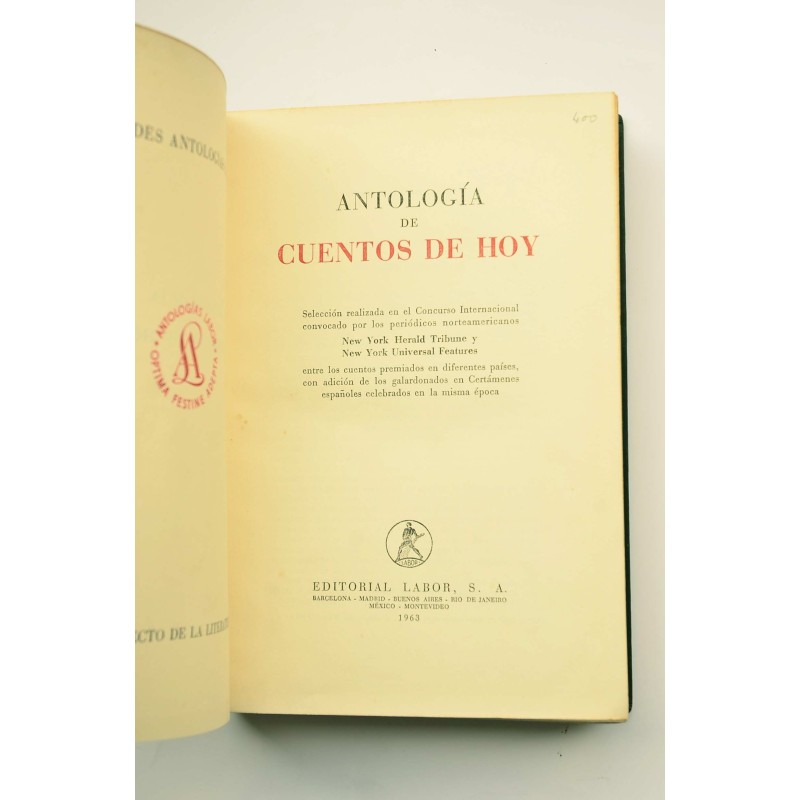 Antología de cuentos de hoy 