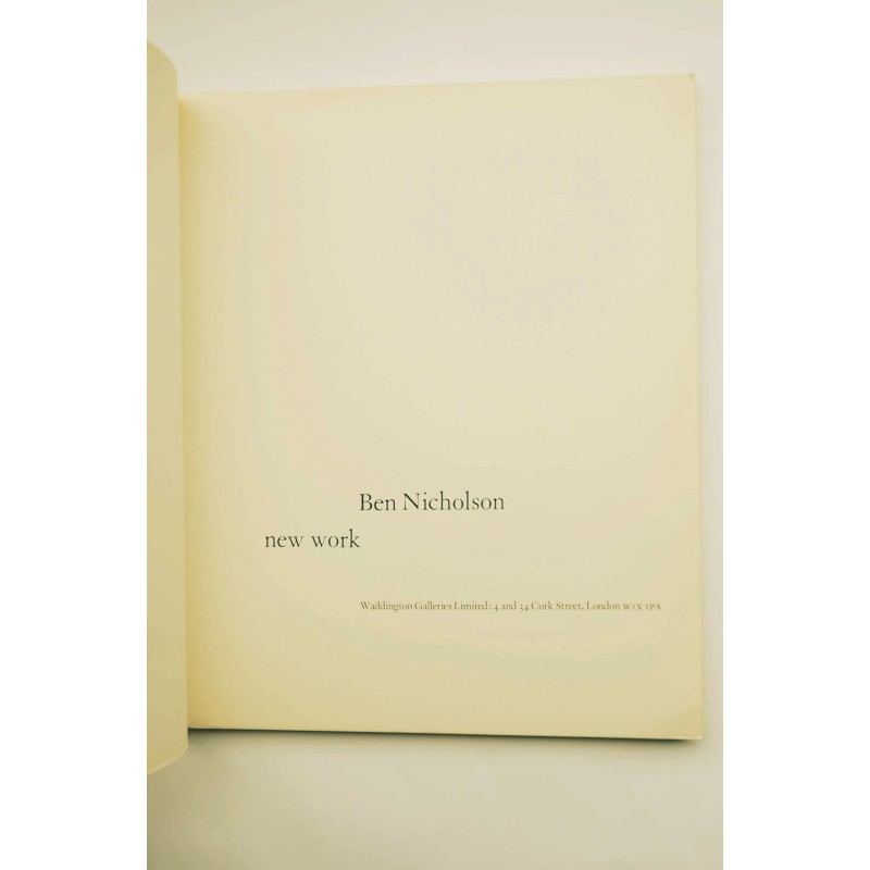 Ben Nicholson : new work