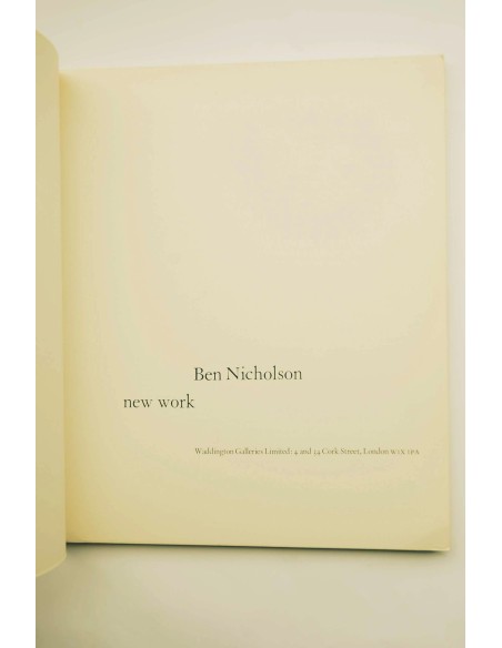 Ben Nicholson : new work