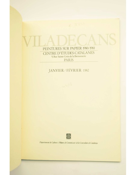 Viladecans : peintures sur papier 1980