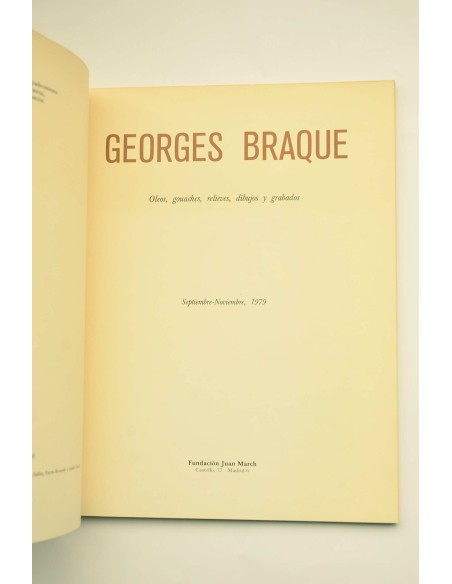 Georges Braque : oleos, gouaches, dibujos y grabados 