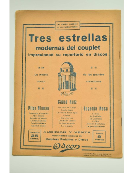 El cine. Revista popular ilustrada. Nº 16, 1917. Álbum de música