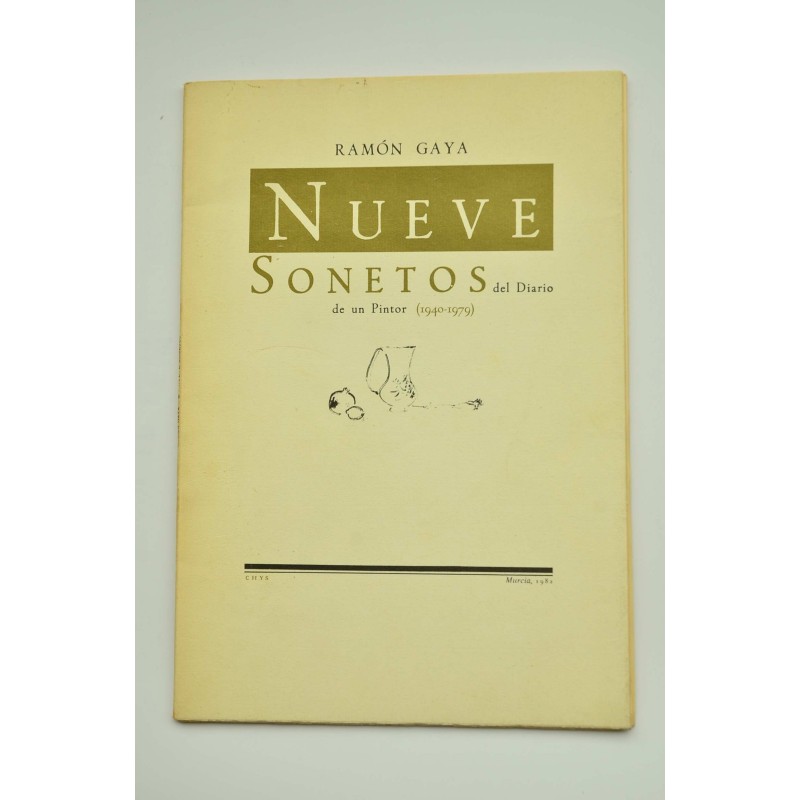 Nueve sonetos del Diario de un Pintor (1940-1979)