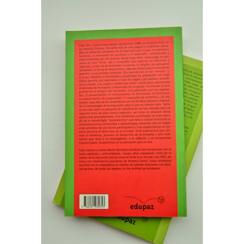 La alternativa del juego. Juegos y dinámicas de...