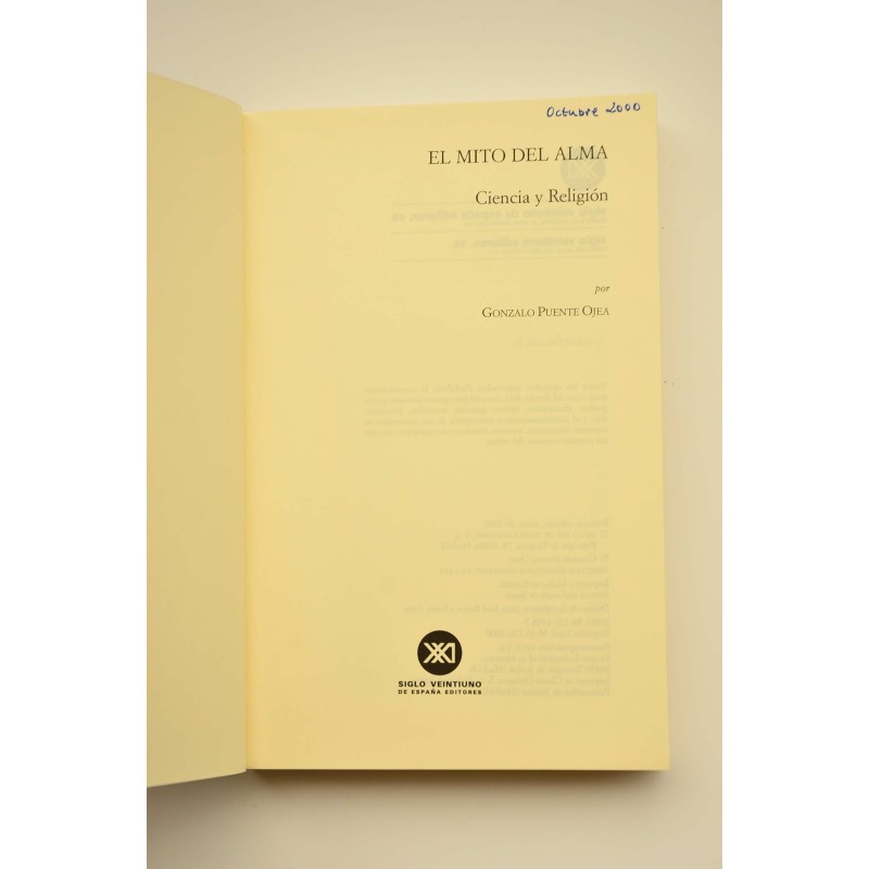 El mito del alma. Ciencia y Religión