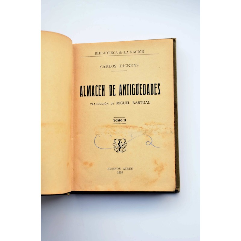 Almacén de antigüedades. Tomo II