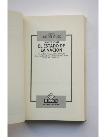 Debate sobre el Estado de la Nación