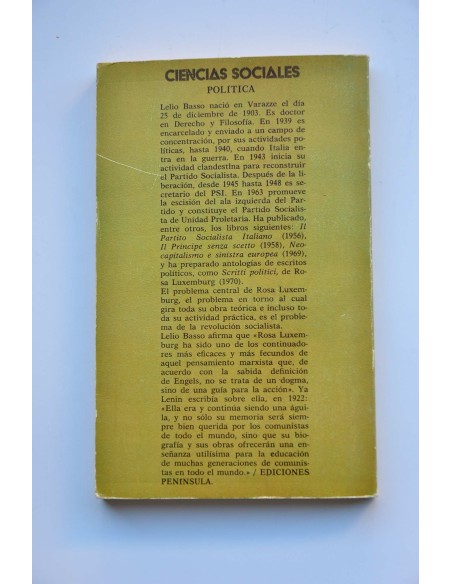 El pensamiento político de Rosa Luxemburg