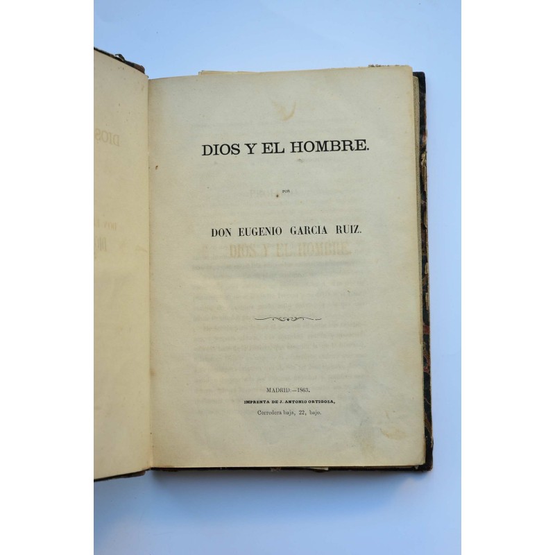Dios y el hombre