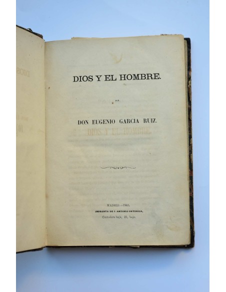 Dios y el hombre