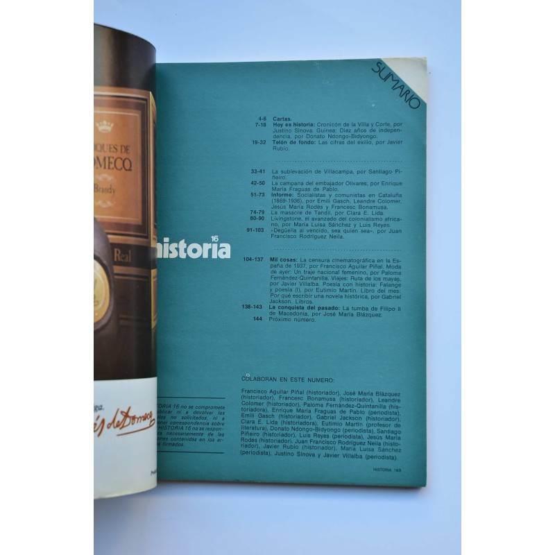Historia 16 : revista.-- Nº 30 (octubre 1978)....