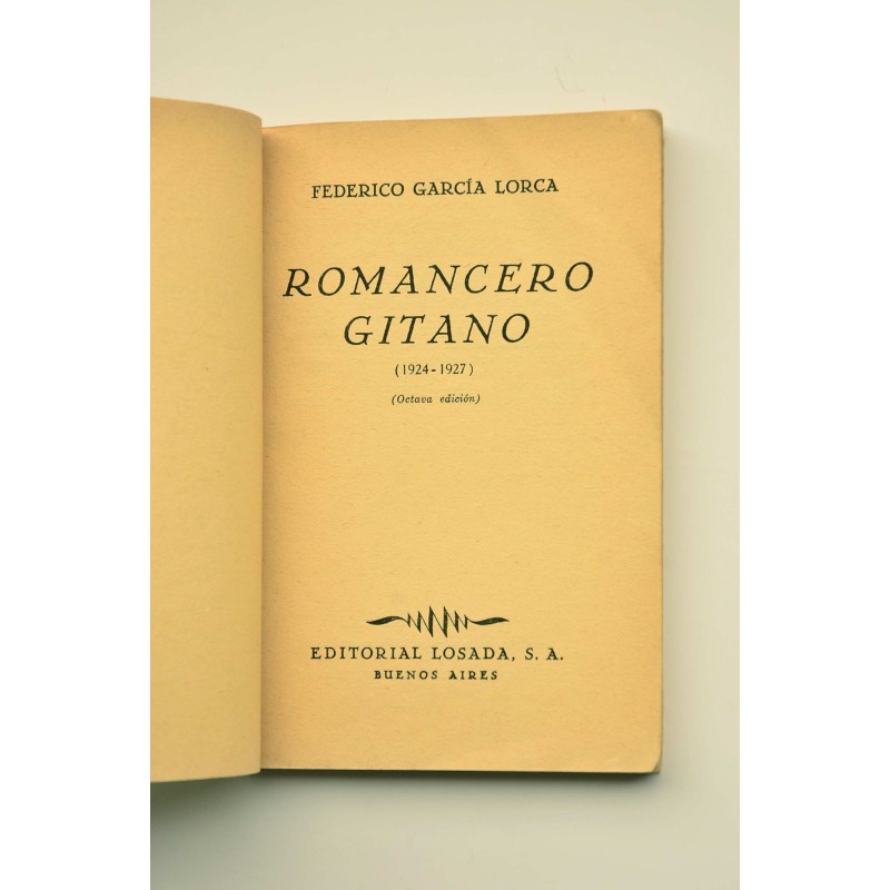 Romancero gitano : (1924-1927)