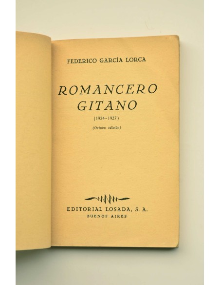 Romancero gitano : (1924-1927)