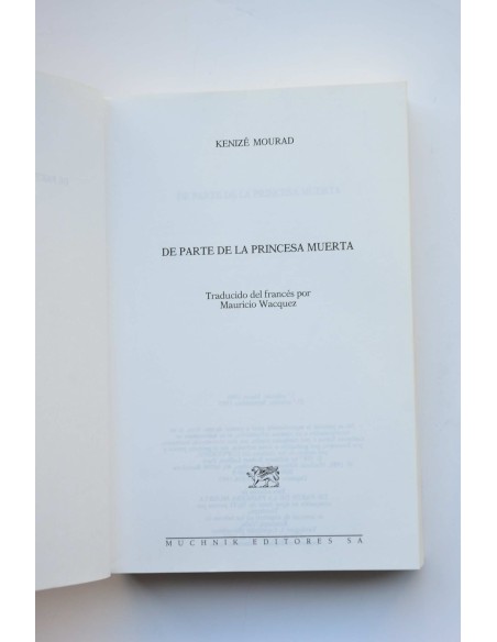 De parte de la princesa muerta