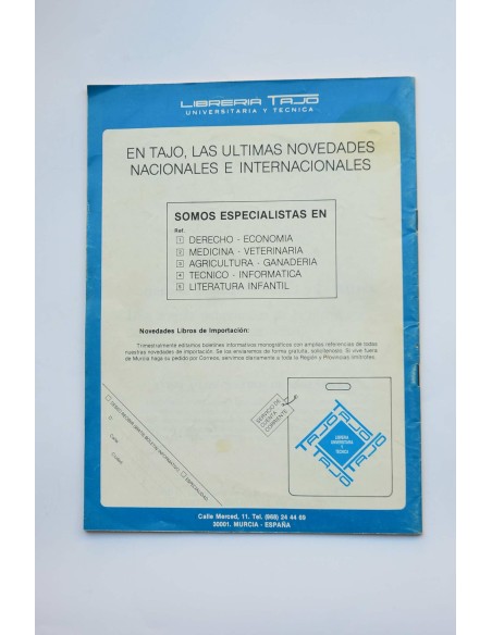 Letragorda. Revista de literatura para adultos, 1986