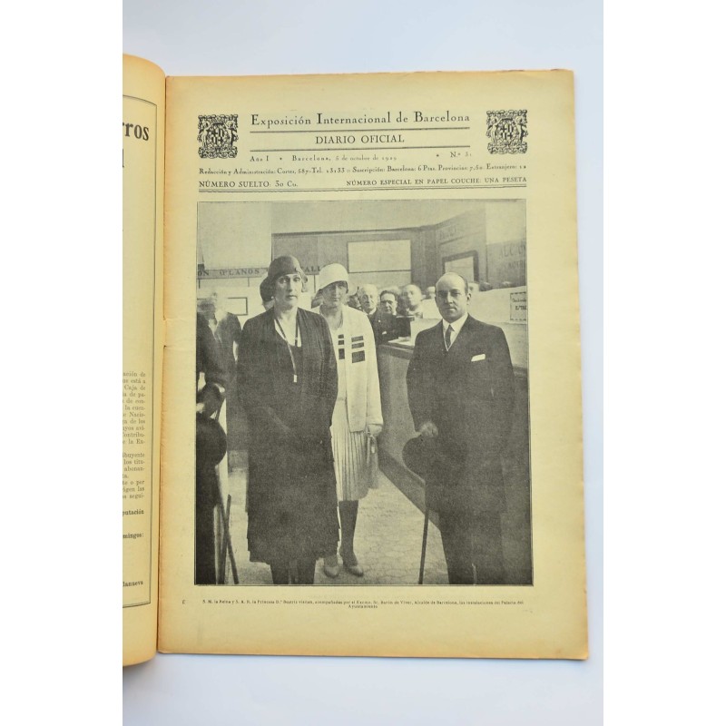 Exposición Internacional de Barcelona : diario...