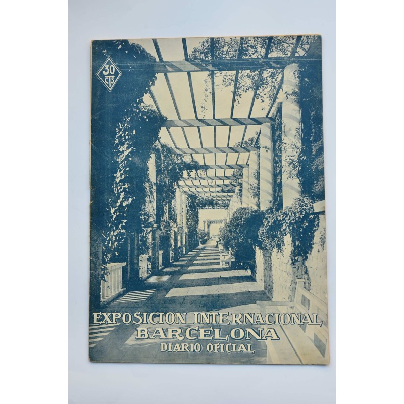 Exposición Internacional Barcelona : diario oficial.-- Año I.--Nº 27, 1929