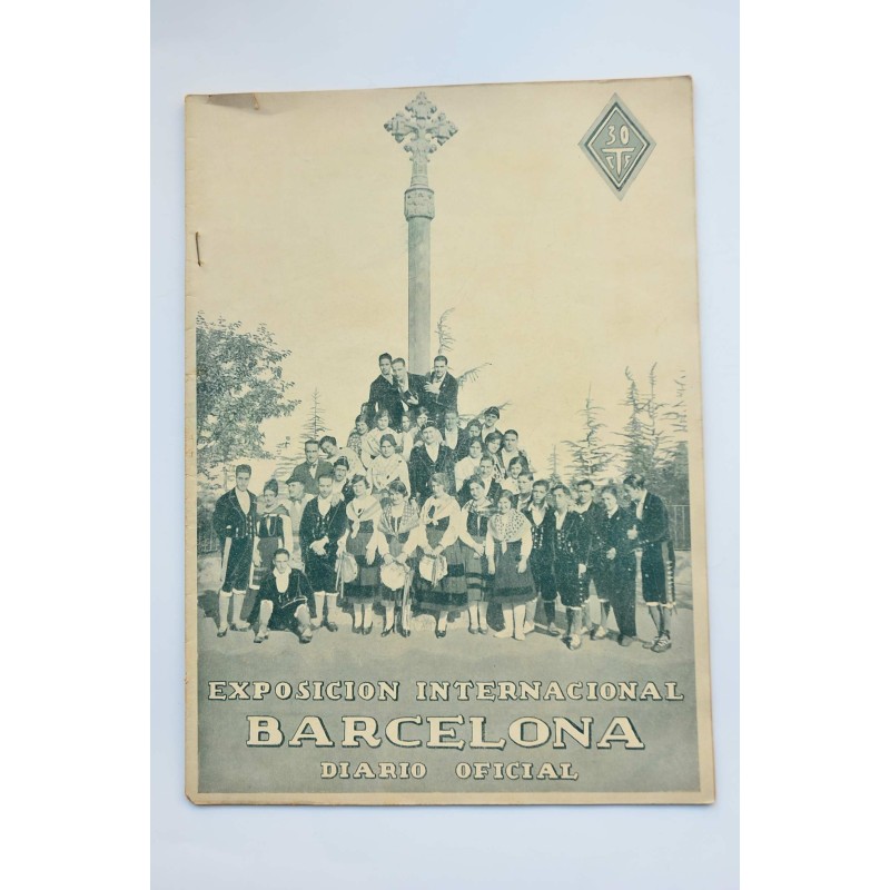 Exposición Internacional Barcelona : diario oficial.-- Año I.--Nº 42, 1929