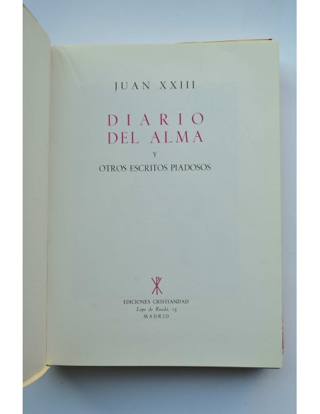 Diario del Alma , y otros escritos piadosos