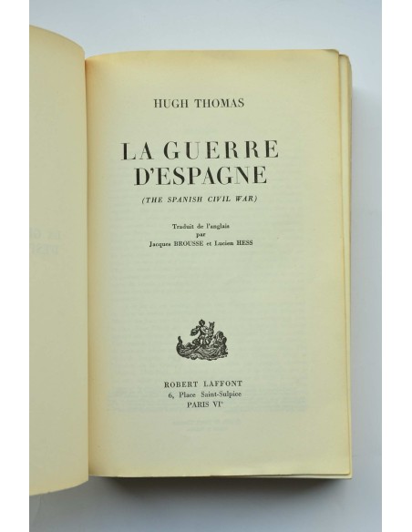 La guerre d’Espagne , The Espagne Civil War