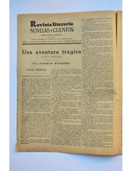 Una aventura trágica