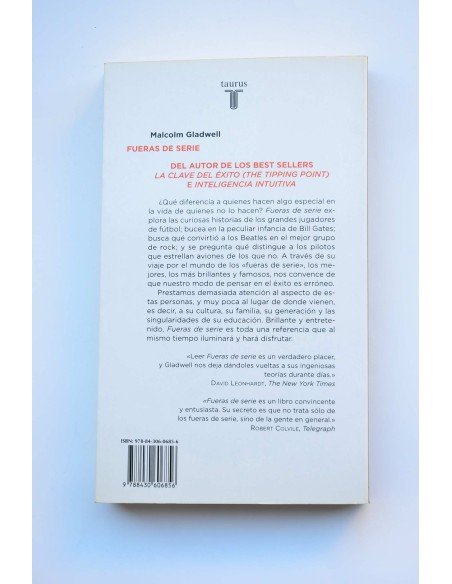 Fuera de serie. Por qué unas personas tienen éxito y otras no
