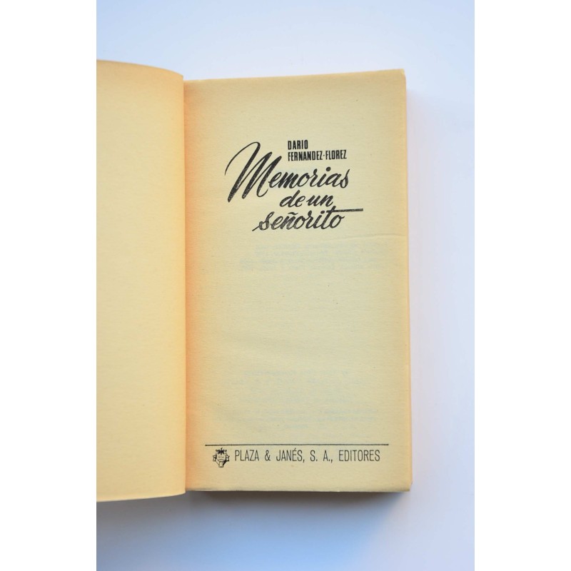 Memorias de un señorito