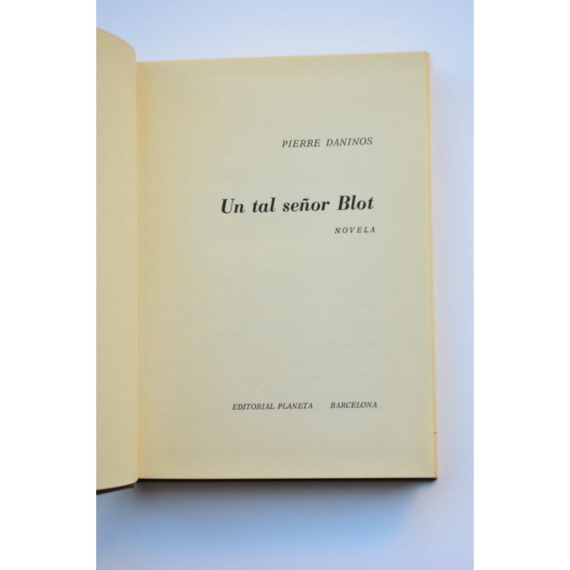 Un tal Señor Blot