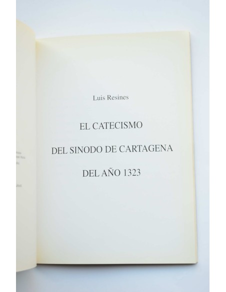 El catecismo del Sínodo de Cartagena del año 1323