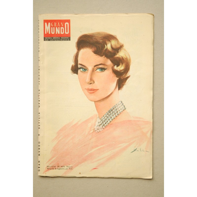 GRAN Mundo Ilustrado : revista semanal de actualidades.-- Año VII, Nº 131 (29 octubre 1956) , ilustración portada Xelia