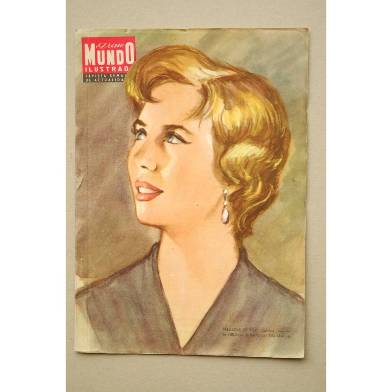 GRAN Mundo Ilustrado : revista semanal de actualidades.-- Año VIII, Nº 151 (9 marzo 1957) , ilustración portada Xelia Martínez