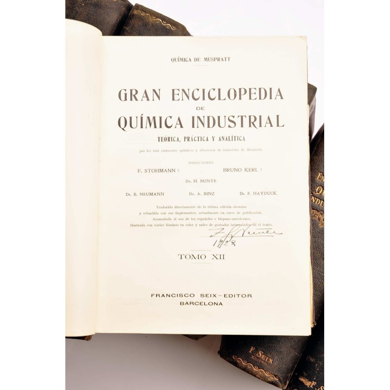 Gran Enciclopedia de química industrial :...
