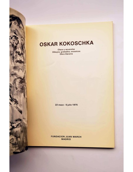 Oskar Kokoschka : oleos y acuarelas, dibujos, grabados, mosaicos, obra literaria 