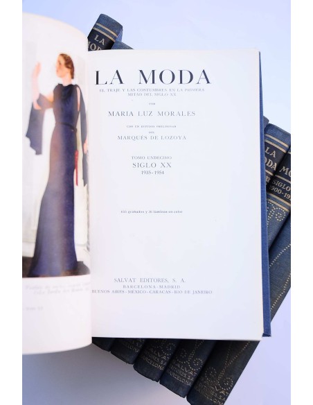 La Moda : Historia del traje en Europa : desde los orígenes del cristianismo hasta nuestros días