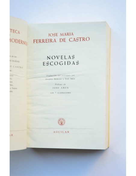 José María Ferreira de Castro. Novelas escogidas